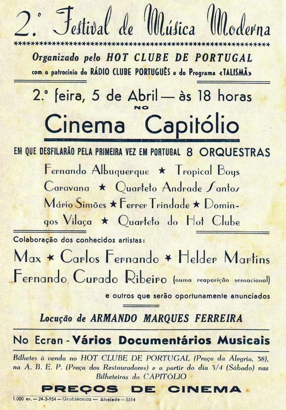 Artigos | Fernando Curado Ribeiro, um crooner perfeito no Portugal de ...